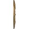 Ekena Millwork Kent Ceiling Medallion (Fits Canopies up to 5"), Hand-Painted Pale Gold, 18"OD x 3 1/2"ID x 1 1/4"P CM18KEPAS - alternate 3